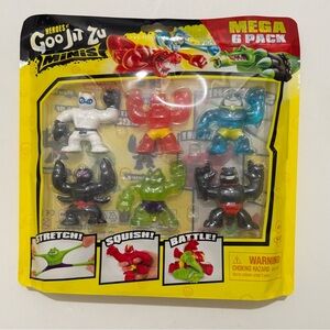New! 2024 Heroes of Goo Jit Zu Minis Mega 6 Pack Goo vs Evil!